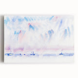 Minimalist Modern Wall Art - Bermuda Sky and Sea with Boats - Contemporary Art