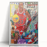 Vibrant Pop Art Wall Art – Colorful Michael Jordan Canvas