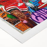 Vibrant Pop Art Wall Art – Colorful Michael Jordan Canvas