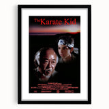 Retro Wall Art - The Karate Kid Movie Poster - 80s Vintage Art Prints