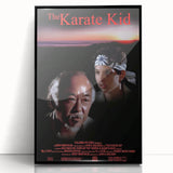 Retro Wall Art - The Karate Kid Movie Poster - 80s Vintage Art Prints