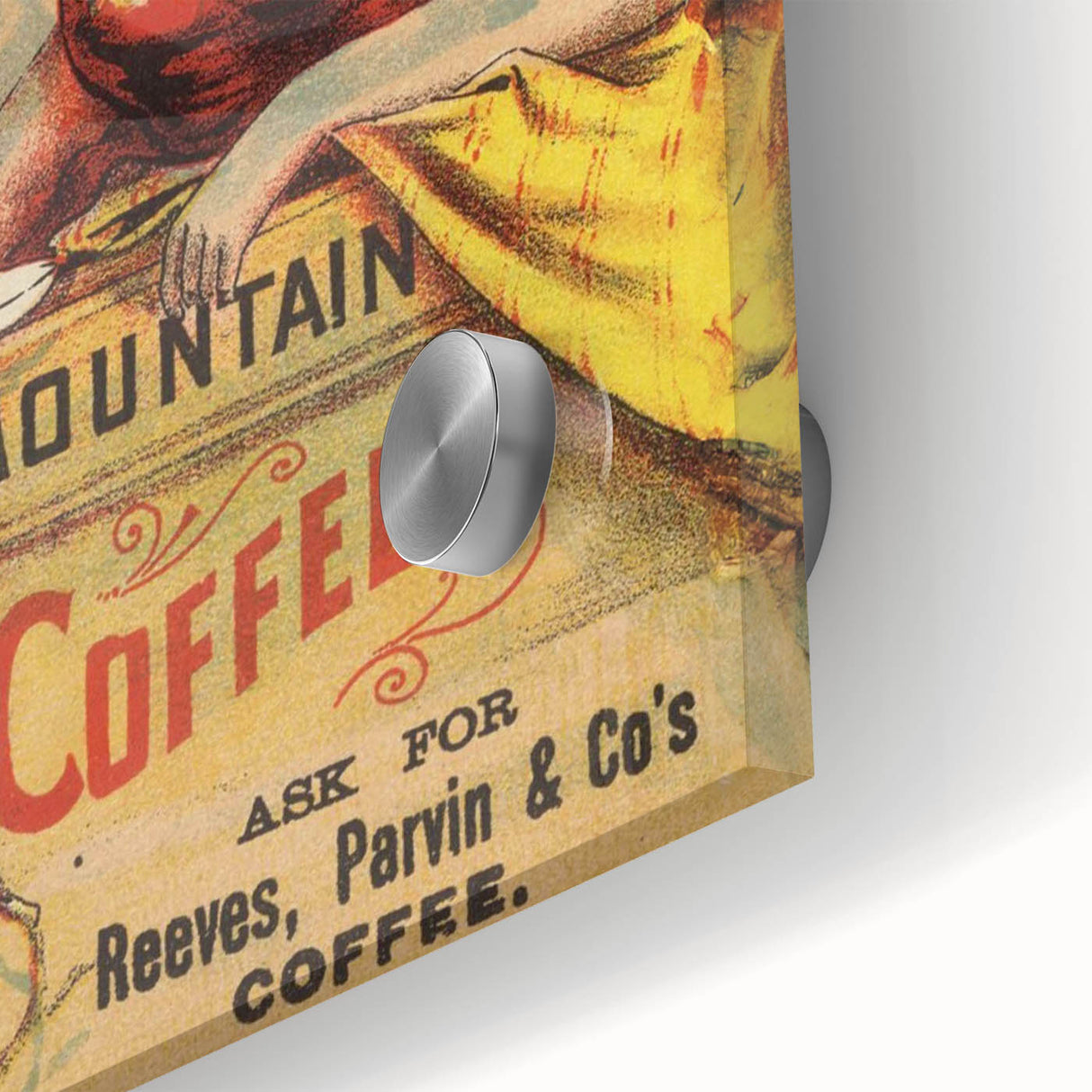 Retro Coffee Ad Wall Art - Vintage Reeves, Parvin & Co Print