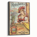 Retro Coffee Ad Wall Art - Vintage Reeves, Parvin & Co Print