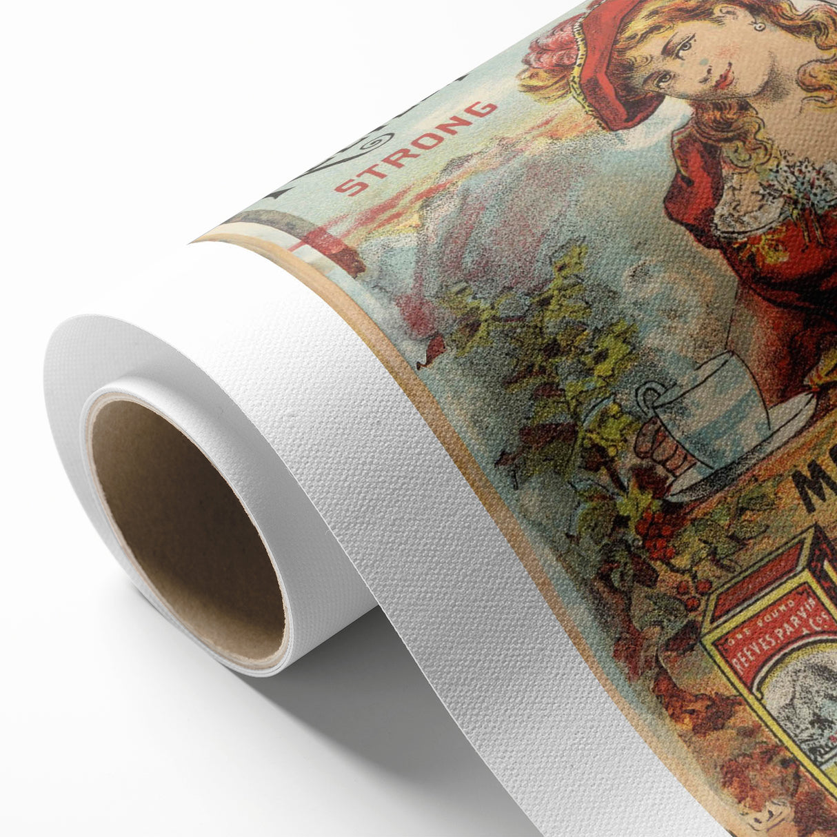 Retro Coffee Ad Wall Art - Vintage Reeves, Parvin & Co Print