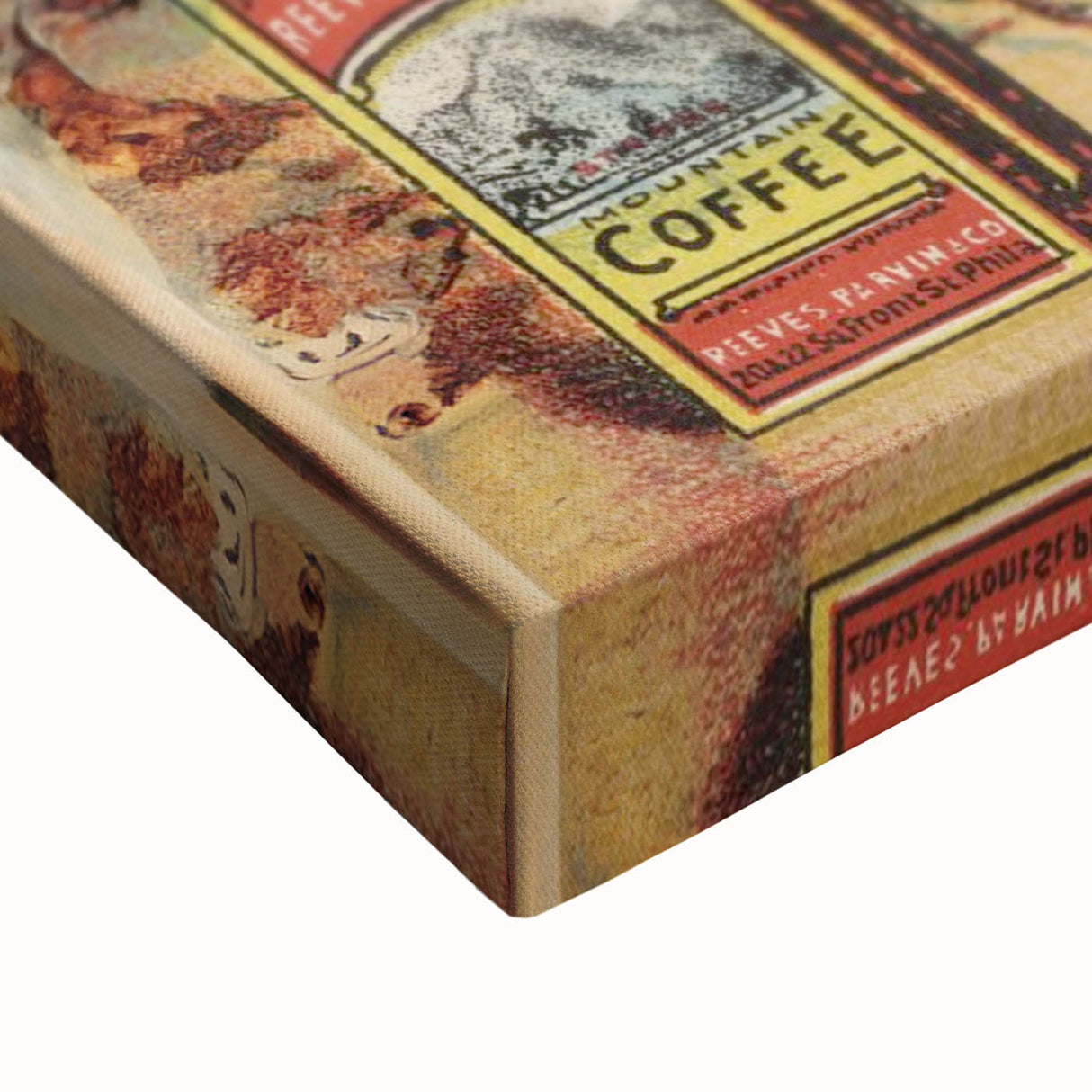 Retro Coffee Ad Wall Art - Vintage Reeves, Parvin & Co Print