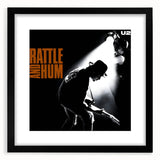 Retro U2 Rattle and Hum Poster - Vintage Music Wall Art