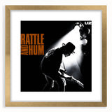 Retro U2 Rattle and Hum Poster - Vintage Music Wall Art