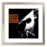 Retro U2 Rattle and Hum Poster - Vintage Music Wall Art