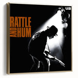Retro U2 Rattle and Hum Poster - Vintage Music Wall Art