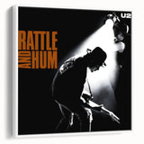 Retro U2 Rattle and Hum Poster - Vintage Music Wall Art