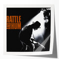 Retro U2 Rattle and Hum Poster - Vintage Music Wall Art