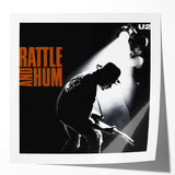Retro U2 Rattle and Hum Poster - Vintage Music Wall Art