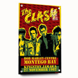 The Clash Bob Marley Centre Poster | Retro Punk Rock Wall Art