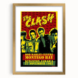 The Clash Bob Marley Centre Poster | Retro Punk Rock Wall Art