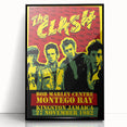 The Clash Bob Marley Centre Poster | Retro Punk Rock Wall Art