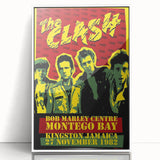 The Clash Bob Marley Centre Poster | Retro Punk Rock Wall Art
