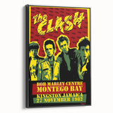 The Clash Bob Marley Centre Poster | Retro Punk Rock Wall Art