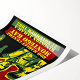The Clash Bob Marley Centre Poster | Retro Punk Rock Wall Art