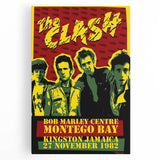 The Clash Bob Marley Centre Poster | Retro Punk Rock Wall Art