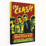 The Clash Bob Marley Centre Poster | Retro Punk Rock Wall Art