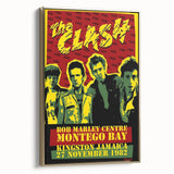 The Clash Bob Marley Centre Poster | Retro Punk Rock Wall Art