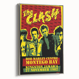The Clash Bob Marley Centre Poster | Retro Punk Rock Wall Art