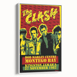 The Clash Bob Marley Centre Poster | Retro Punk Rock Wall Art