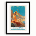 Retro Atlantic City Beach Poster – Vintage Prints & Seaside Wall Art