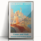 Retro Atlantic City Beach Poster – Vintage Prints & Seaside Wall Art
