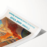 Retro Atlantic City Beach Poster – Vintage Prints & Seaside Wall Art