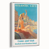 Retro Atlantic City Beach Poster – Vintage Prints & Seaside Wall Art