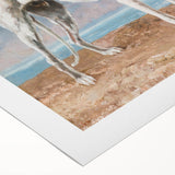 Greyhounds of the Comte de Choiseul Realism Art - Courbet Canvas Print