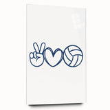 Volleyball-Themed Boys Room Wall Art – Kids Wall Art Prints