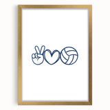 Volleyball-Themed Boys Room Wall Art – Kids Wall Art Prints