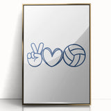 Volleyball-Themed Boys Room Wall Art – Kids Wall Art Prints