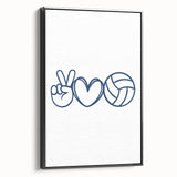 Volleyball-Themed Boys Room Wall Art – Kids Wall Art Prints
