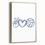 Volleyball-Themed Boys Room Wall Art – Kids Wall Art Prints