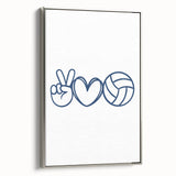 Volleyball-Themed Boys Room Wall Art – Kids Wall Art Prints