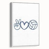 Volleyball-Themed Boys Room Wall Art – Kids Wall Art Prints
