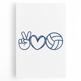 Volleyball-Themed Boys Room Wall Art – Kids Wall Art Prints