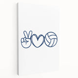 Volleyball-Themed Boys Room Wall Art – Kids Wall Art Prints