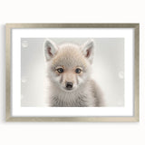 Adorable Wolf Pup Wall Art - Perfect for Kids Room Decor