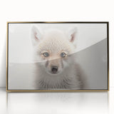 Adorable Wolf Pup Wall Art - Perfect for Kids Room Decor