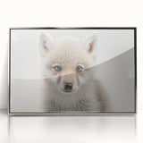 Adorable Wolf Pup Wall Art - Perfect for Kids Room Decor