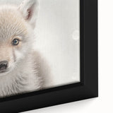 Adorable Wolf Pup Wall Art - Perfect for Kids Room Decor
