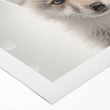 Adorable Wolf Pup Wall Art - Perfect for Kids Room Decor