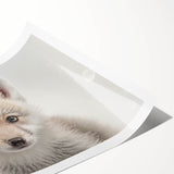 Adorable Wolf Pup Wall Art - Perfect for Kids Room Decor