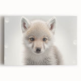 Adorable Wolf Pup Wall Art - Perfect for Kids Room Decor