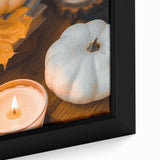 Close-up of a black wall art canvas featuring a textured, colorful abstract design, ideal for living room decor.