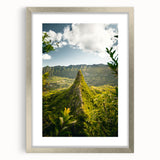 Textured art depicting abstract spring themes in soft pastel colors on a framed silver mat, suitable for bedroom decor.